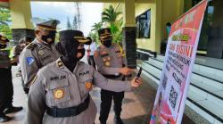 Catat, Masuk Mapolres Magelang Wajib Scan Barcode Aplikasi PeduliLindungi