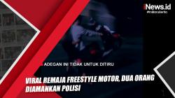 Viral Remaja Freestyle Motor, Dua Orang Diamankan Polisi