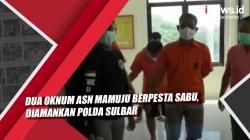Video Dua Oknum ASN Mamuju Berpesta Sabu, Diamankan Polda Sulbar