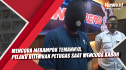 Video Mencoba Merampok Temannya, Pelaku Ditembak Petugas saat Mencoba Kabur