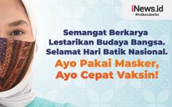 Infografis Hari Batik Nasional, Mari Lestarikan Budaya Bangsa