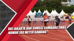 Video DKI Jakarta dan Sumsel Sumbang Emas Nomor 100 Meter Gawang Putri dan Putra<
