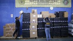 Bea Cukai Surakarta Sita Jutaan Batang Rokok Ilegal di Sukoharjo 