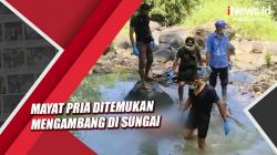 Video Mayat Pria Ditemukan Mengambang di Sungai Sukawayana Sukabumi