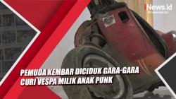 Video Pemuda Kembar di Palembang Diciduk Gara-Gara Curi Vespa Milik Anak Punk