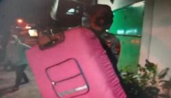 Polisi Ini Satu-satunya Penjemput Atlet PON Ciamis yang Pulang Pakai Angkutan Umum