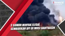 Meledak, 3 Sumur Minyak Ilegal Semburkan Api di Musi Banyuasin