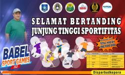 Disparbudkepora Gelar Babel Sport Games 2021