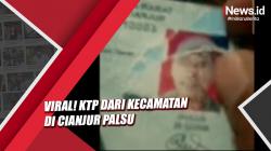 Video Viral KTP dari Kecamatan di Cianjur Palsu, Dicetak Gunakan Kertas Biasa<