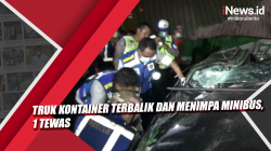 Sopir Truk Kontainer yang Timpa Mobil Bos Indomaret di Cipularang Diminta Serahkan Diri<