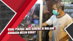 Video Viral Penjual Nasi Goreng di Malang Gunakan Mesin Robot