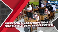 Video Puluhan Siswa dan Guru Positif Covid-19, PTM di 12 Sekolah di Kota Bandung Dihentikan