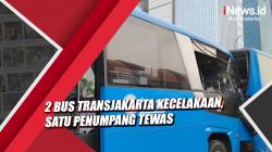 Video 2 Bus Transjakarta Kecelakaan di Jalan MT Haryono, Satu Penumpang Tewas