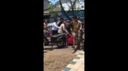 Maling Amatir di Palopo Jatuh dari Motor, Langsung Diamuk Massa