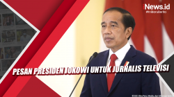 Video Pesan Presiden Jokowi untuk Jurnalis Televisi