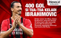 Infografis Zlatan Ibrahimovic Cetak 400 Gol Sepanjang Karier
