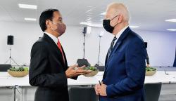 Foto-Foto Pertemuan Presiden Jokowi dan Presiden Joe Biden
