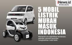 Infografis 5 Mobil Listrik Murah Mendarat di Indonesia