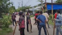 Ricuh Konflik Lahan di Medan, Preman Satu Truk Serang Warga dengan Kayu dan Batu
