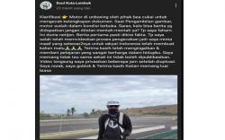 Viral Unboxing Motor Balap Tanpa Izin di Sirkuit Mandalika, Ini Klarifikasi Pekerja
