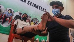 MNC Peduli-YEMI Kolaborasi Berikan Kaki Palsu untuk Penyandang Tunadaksa<