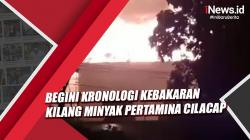 Begini Kronologi Kebakaran Kilang Minyak Pertamina di Cilacap<