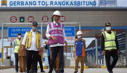 Presiden Jokowi Resmikan Jalan Tol Serang Panimbang Seksi I Sepanjang 26,5 Km