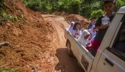 Tanah Longsor Kembali Terjadi di Empat Titik Desa Pasting Kalimantan Selatan