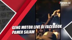 Viral, Geng Motor Live di Facebook Pamer Sajam Keliling Sukabumi