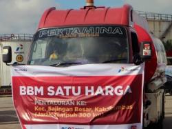 Pertamina Resmikan 29 Penyalur BBM Satu Harga di Daerah  
