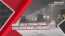 Badai Salju Terjang China, Lalu Lintas Darat Terganggu