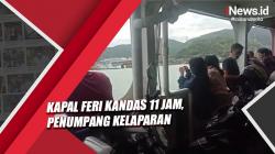 Kapal Feri Kandas 11 Jam di Pulau Merak Besar, Penumpang Kelaparan
