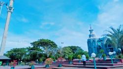 Pintu dan Atap Masjid Al Markaz Rusak Diterjang Angin Puting Beliung