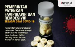Infografis Favipiravir dan Remdesivir Ditetapkan jadi Obat Covid-19 