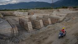 Melihat Proyek Saluran Air Pengendali Banjir di Sigi 