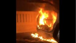 Mobil Terbakar di Tol Layang MBZ arah Cikunir, Jalur Masuk Ditutup Sementara