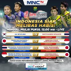 Minions dan Greysia/Apriyani Lawan Wakil Jepang di Final SimInvest Indonesia Open 2021 Hari Ini