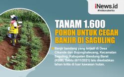 Tanam 1.600 Pohon, Lahan Kritis Penyebab Banjir di Saguling KBB Dihijaukan <
