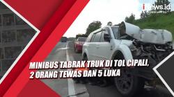 Minibus Tabrak Truk di Tol Cipali, 2 Orang Tewas dan 5 Luka<