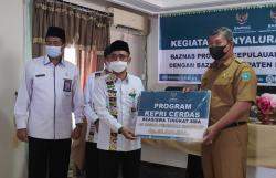 Bupati Kepulauan Anambas Hadiri Penyaluran Dana Zakat Baznas 2021