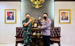 KSAD Jenderal Dudung Temui Kapolri, Ini yang Dibahas