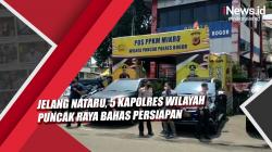 Video Jelang Nataru, 5 Kapolres Wilayah Puncak Raya Bahas Persiapan