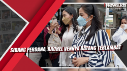 Video Sidang Perdana, Rachel Vennya Datang Terlambat