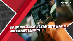 Video Evakuasi Karyawan Terjebak Lift di Jakarta Berlangsung Dramatis