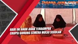 Video Hari Ini Anak-Anak Terdampak Erupsi Gunung Semeru Mulai Sekolah 