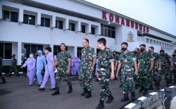 Panglima TNI Tinjau Kesiapan Komando Pertahanan Udara Nasional di Halim Perdanakusuma