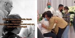 Melepas Kepergian Putri Kesayangan, Ayah Edelenyi Laura Anna Tertunduk Lemas
