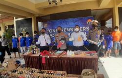 2 Pekan Operasi, Polres Bantul Amankan 19 Pelaku Kejahatan Jalanan 