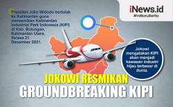 Infografis Jokowi Resmikan Groundbreaking KIPI di Kalimantan Utara