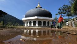 Kubah Masjid Hanyut Terbawa Tsunami Sejauh 2,5 Km, Kondisinya Masih Utuh